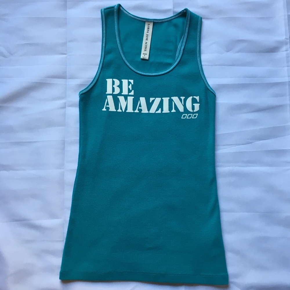 Lorna Jane Blueish-teal Activewear Top